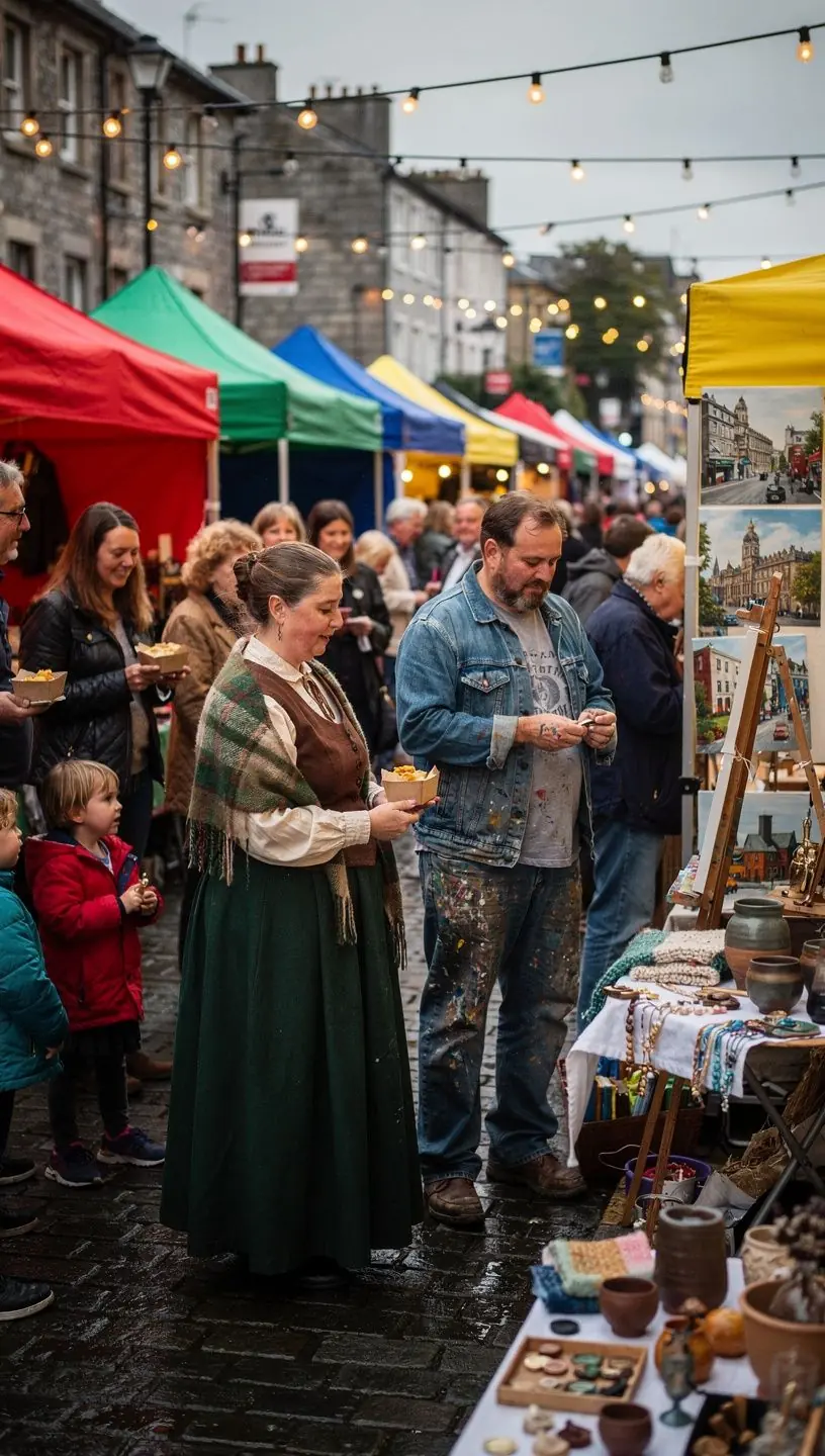 Discussion club participants engaging in lively conversation.